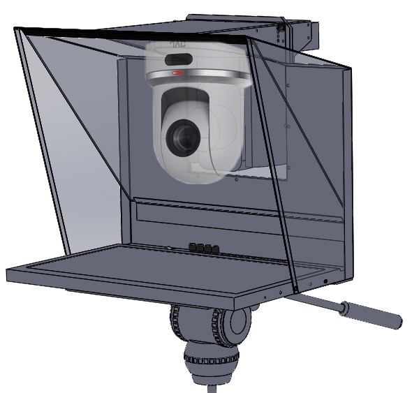 Videosolution VSS-21PTZ Teleprompter for PTZ Camera