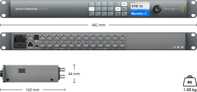 Blackmagic Smart Videohub 12x12