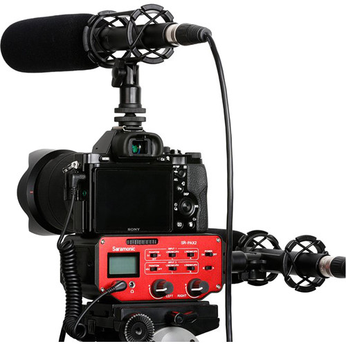 Saramonic SR-PAX2 Active 2-Channel Audio Adapter for DSLR Cameras
