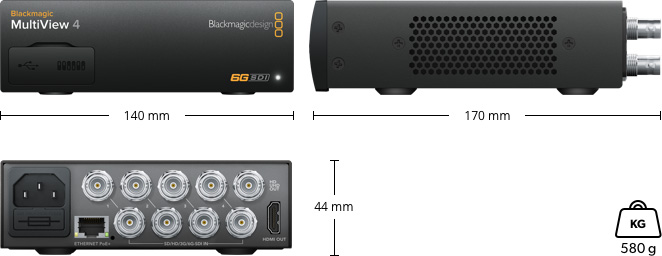 Blackmagic MultiView 4