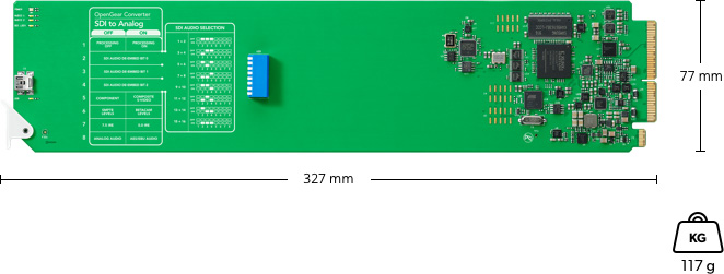 Blackmagic OpenGear Converter SDI to Analog