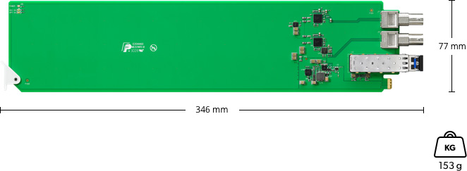 Blackmagic OpenGear Converter Optical Fiber