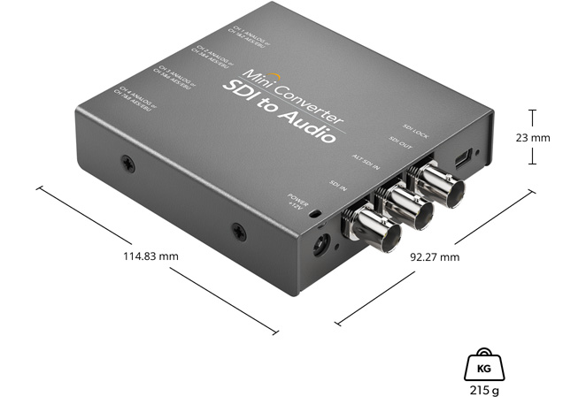 Blackmagic Mini Converter SDI to Audio