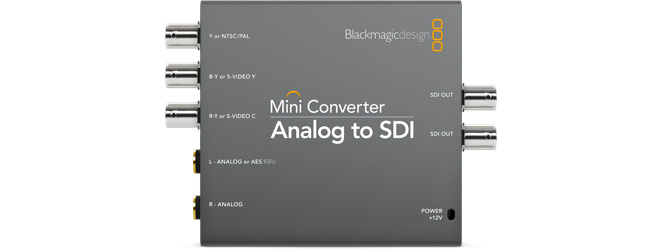 Blackmagic Mini Converter Analog to SDI