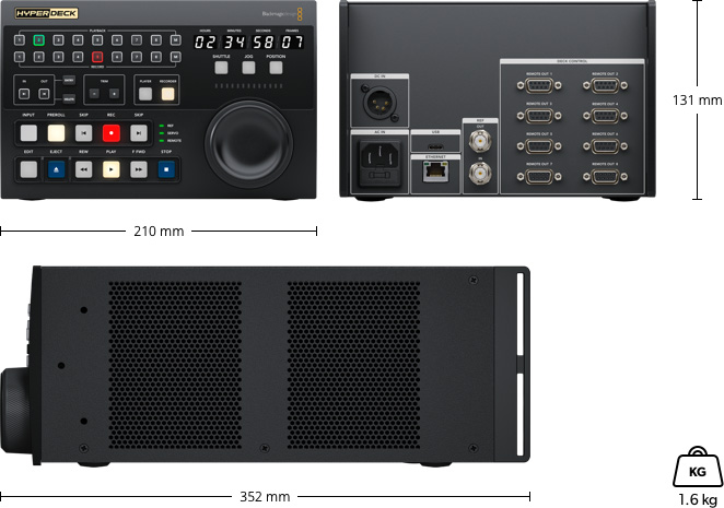 Blackmagic HyperDeck Extreme Control