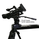 VariZoom VariSlider VSM1-U camera slider kit w/ heavy-duty column stands, tripod/stand mounts, and 4″ riser