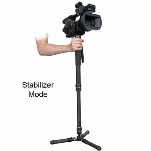 VariZoom CHICKENFOOT professional carbon fiber monopod for video and photo