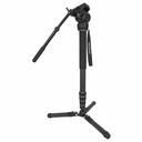 VariZoom CHICKENFOOT-HEAD carbon fiber monopod w/ fluid head