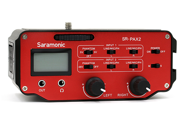 Saramonic SR-PAX2 Active 2-Channel Audio Adapter for DSLR Cameras