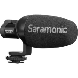 Saramonic Vmic Mini Ultra-Compact Camera-Mount Shotgun Microphone for DSLR Cameras and Smartphones